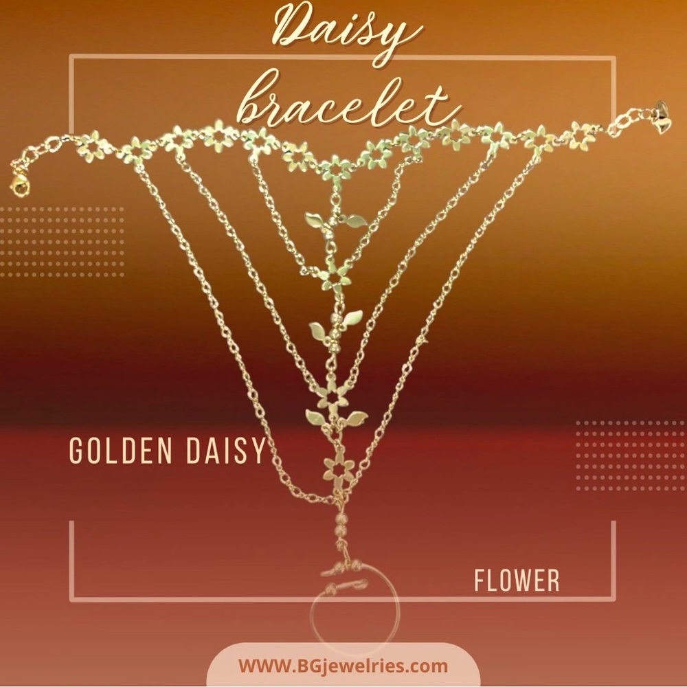 Daisy bracelet